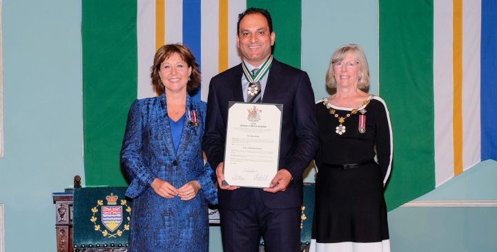 David Sidoo received the Order of B.C. in 2016.