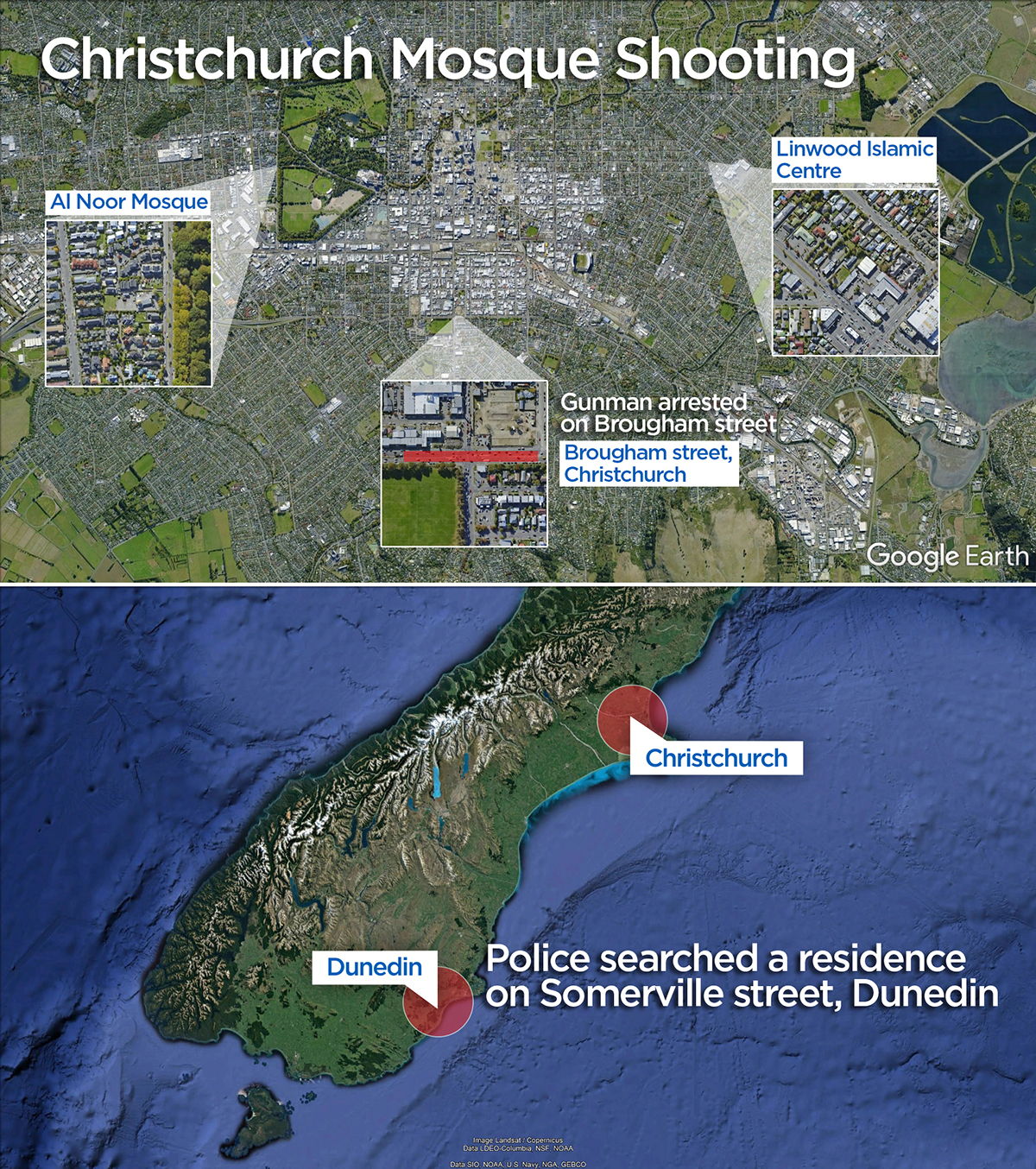 Christchurch mosque shooting: A timeline of events - image