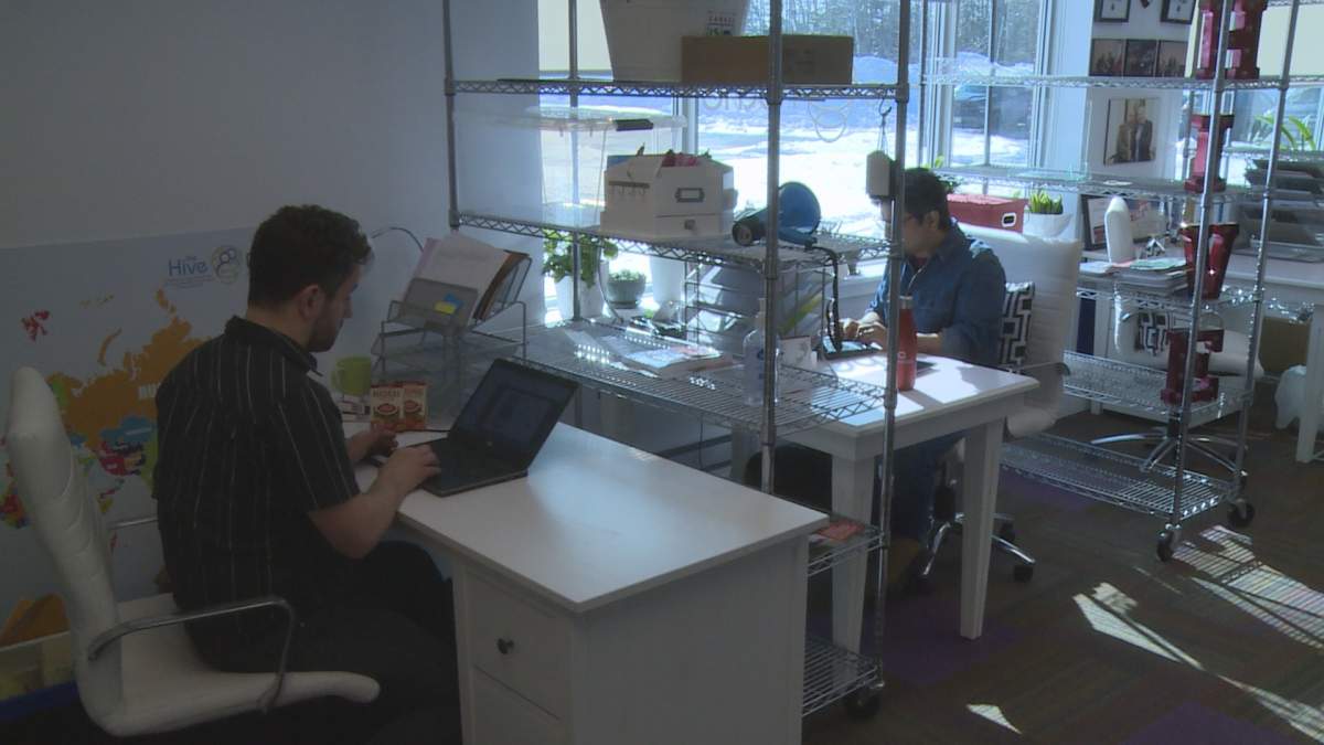 The app was developed by Ali Allauddin Ajani from Pakistan and Ben McFarlane a Fredericton native.