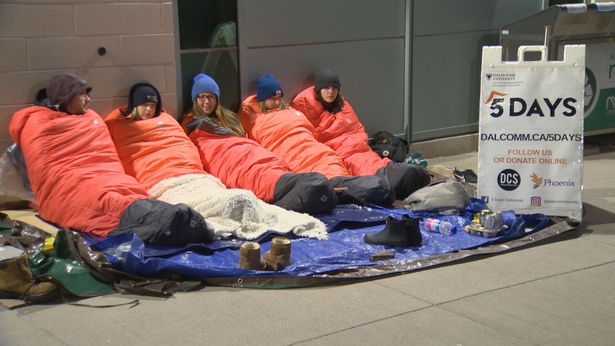 Dalhousie University commerce students are hoping to raise $25,000 to combat youth homelessness.