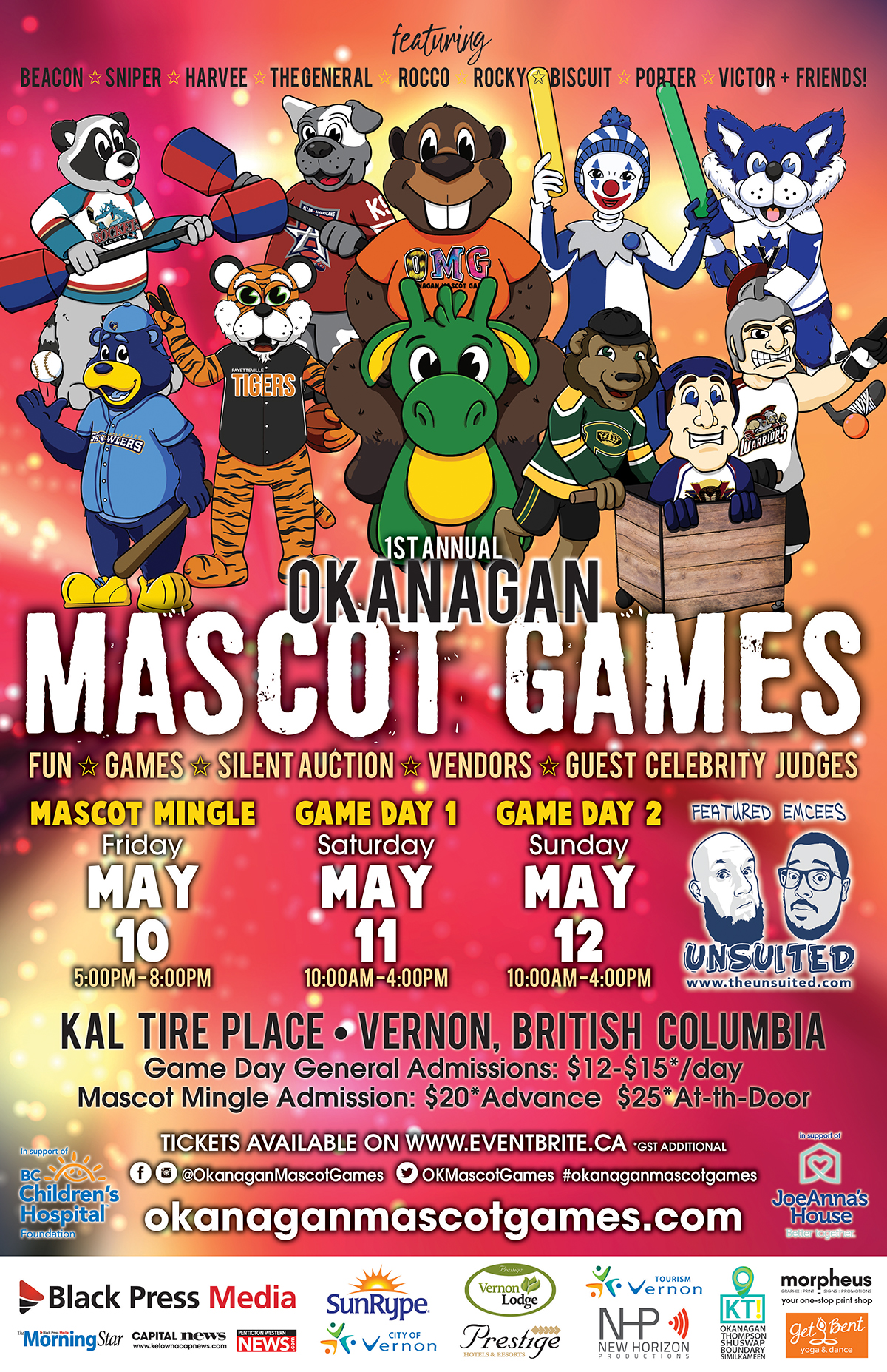 Okanagan Mascot Games – Game Day 1 - image