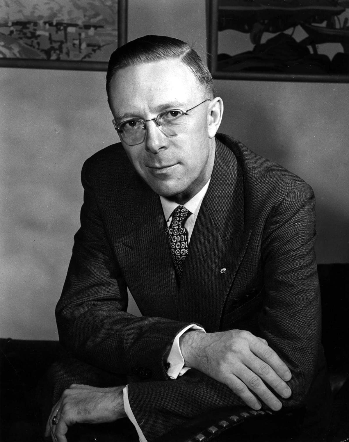 Premier Ernest Manning of Alberta in 1950.