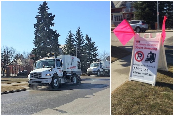 The City of Calgary's street sweeping starts on April 1, 2019. 