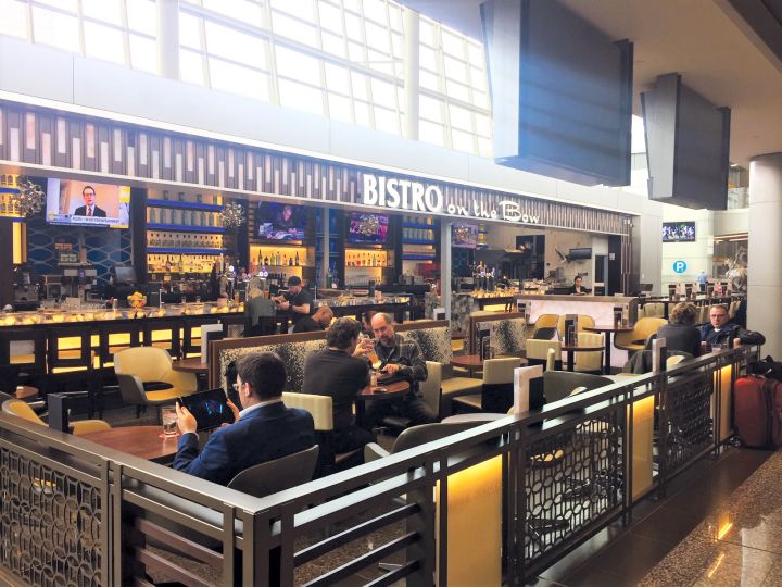 Bistro on The Bow, situated on the international arrivals level of the Calgary Airport, was ranked #6 on the list as part of the USA Today10Best Readers' Choice Awards. 