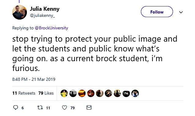 Brock U students feel staff were not prepared during violent incident near residences - image