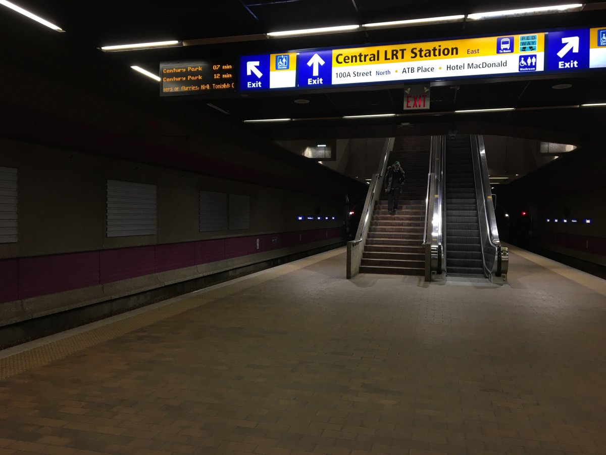 Edmonton Central LRT Station
