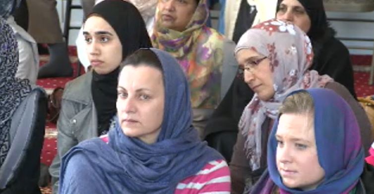 Roughly 80 people showed up at Saturday's prayer at the Kelowna Islamic Center. 