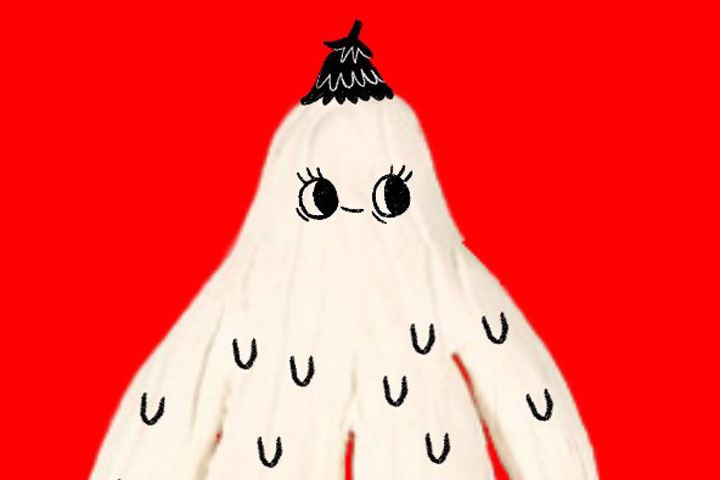 An image from "Clit-me," a new mobile interactive game, is seen in this undated handout photo. 