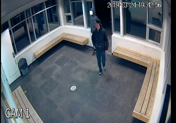 Cobourg police look to identify this suspect in a mischief investigation.