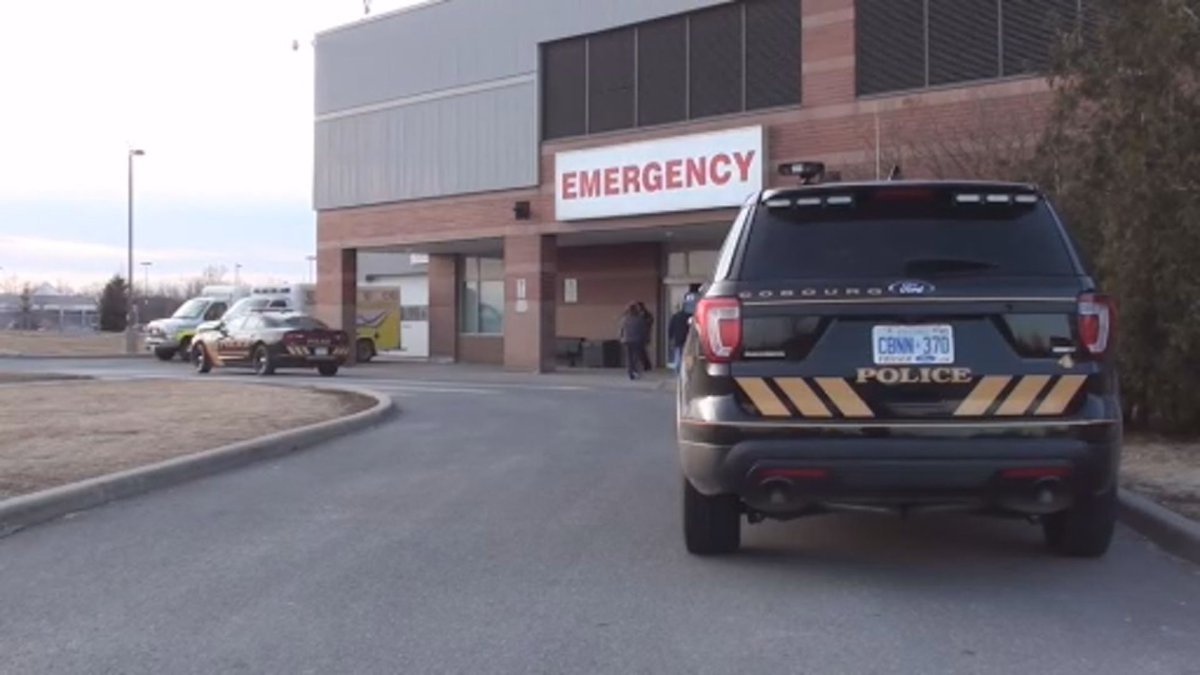 Cobourg police are investigating after a man with a serious stab wound was dropped off at Northumberland Hills Hospital on Wednesday.
