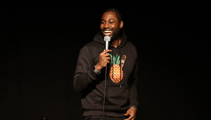 Sterling Scott performs at Grindstone Theatre in Edmonton in March 2019.