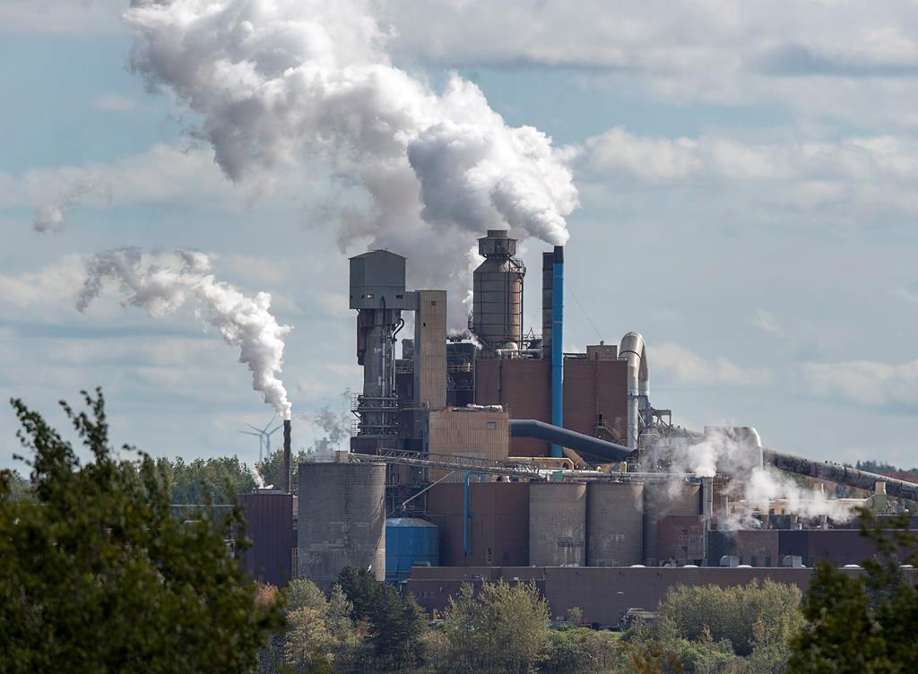 The Northern Pulp Nova Scotia Corporation mill is seen in Abercrombie, N.S. on Wednesday, Oct. 11, 2017.