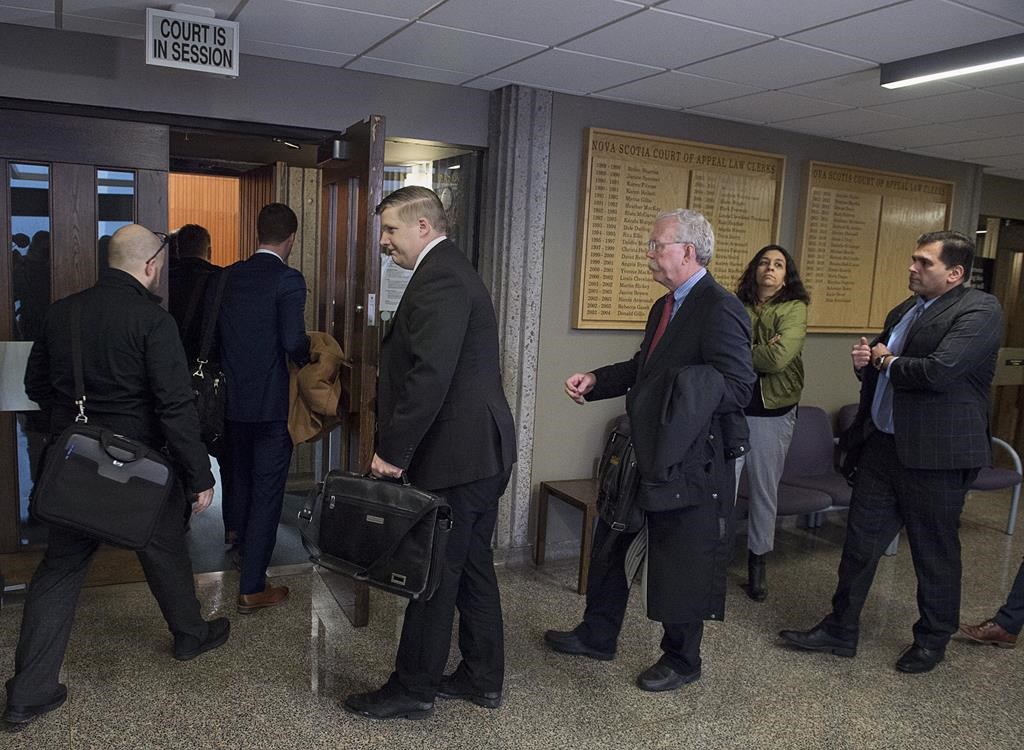 Interested parties attend Nova Scotia Supreme Court as Canada's largest cryptocurrency exchange seeks creditor protection in the wake of the sudden death of its founder and chief executive in December and missing cryptocurrency worth roughly $190-million, in Halifax on Tuesday, Feb. 5, 2019. Embattled cryptocurrency exchange Quadriga has received a reprieve from its bankruptcy protection deadline as the search for nearly $200 million in missing virtual currency continues. THE CANADIAN PRESS/Andrew Vaughan.