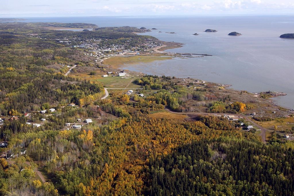 An aerial view of Fort Chipewyan, Alta., on the boundary of Wood Buffalo National Park is shown on Monday, Sept. 19, 2011.