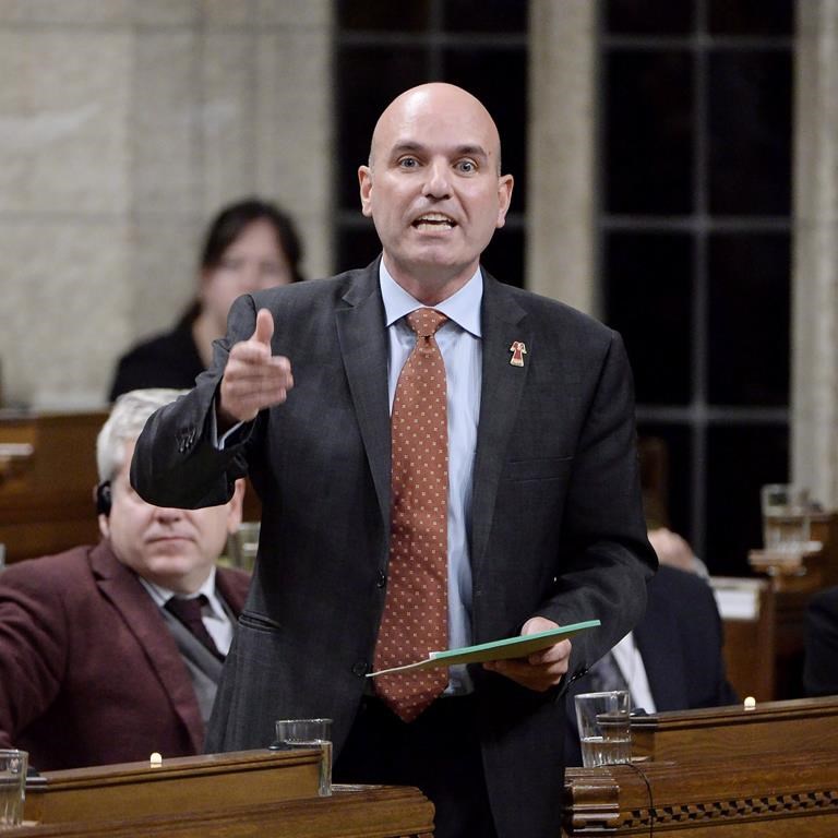 NDP MP Nathan Cullen speaks during question period in the House of Commons on Parliament Hill, in Ottawa on Tuesday, Oct. 16, 2018. Cullen, one of the NDP's best known and most effective MPs, is calling it quits. THE CANADIAN PRESS/Adrian Wyld.