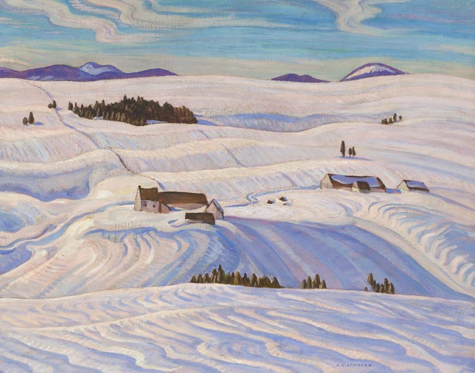 "Laurentian Hills" by A.Y. Jackson is seen in this handout photo. "Laurentian Hills" is one of 17 works by the Group of Seven's A.Y. Jackson up for sale at the Heffel Fine Art Auction House this spring. The pieces have been deaccessioned as the Art Gallery of Ontario culls its Jackson collection to make room for underrepresented artists.