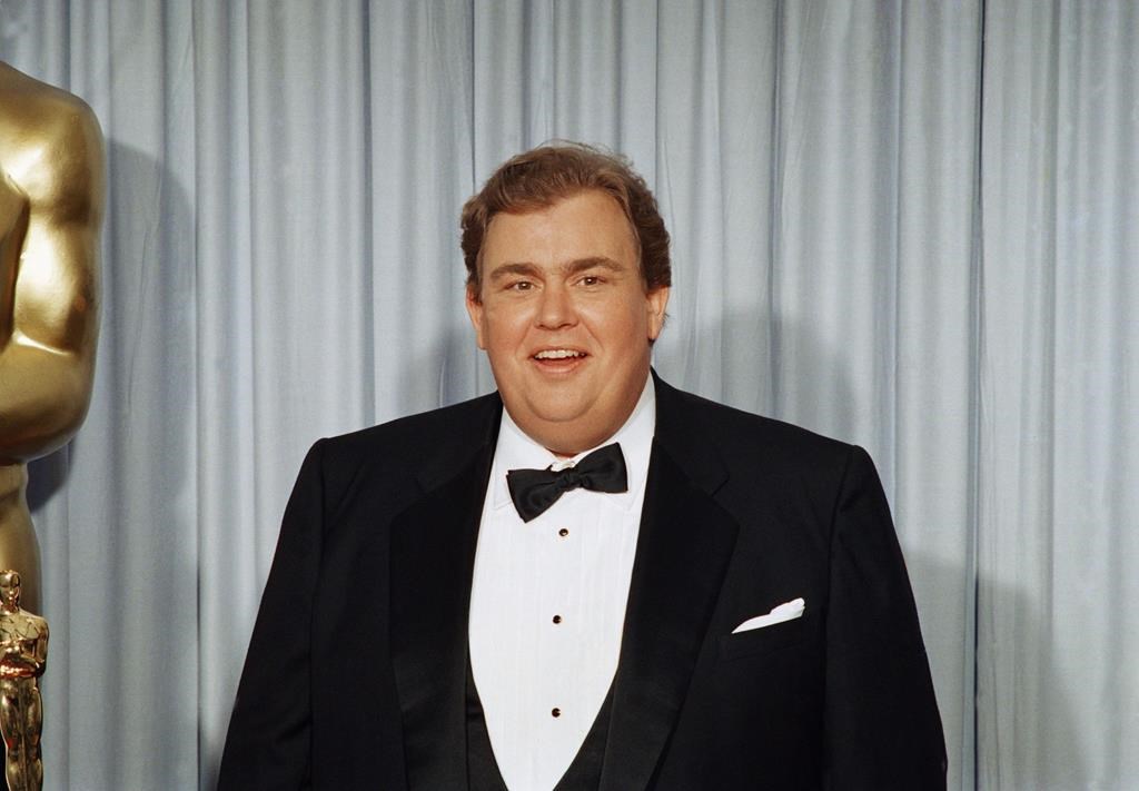 John Candy appears at the Academy Awards in April, 1988.