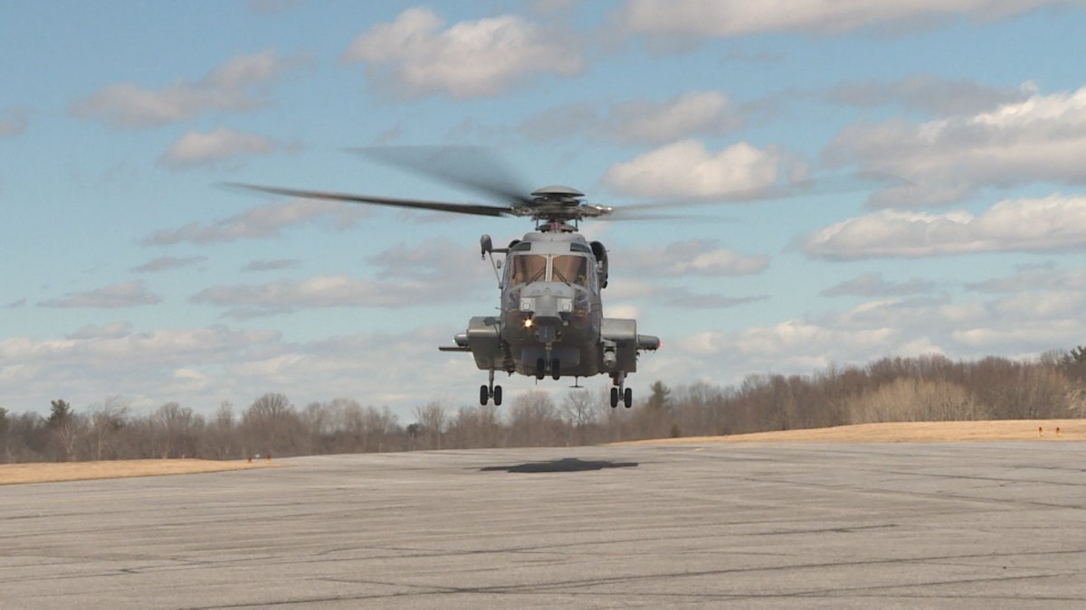 New Canadian military Cyclone helicopter lands in Kingston - image