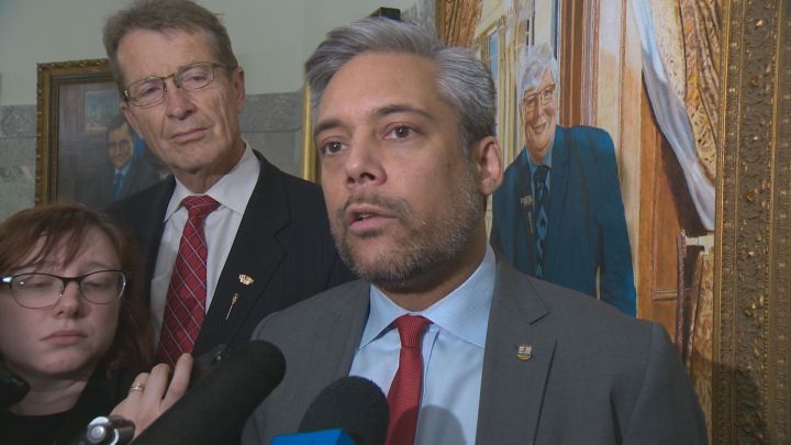 Alberta Liberal leader David Khan pictured in December 2018.