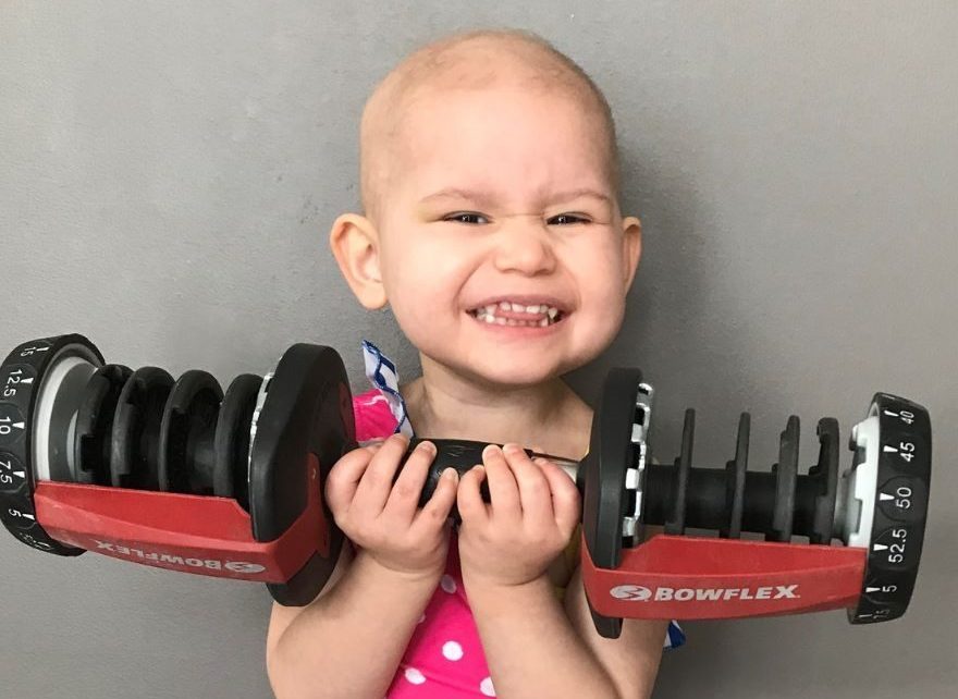 A group of deadlifters are using their skills to help raise money for Maya, a young girl fighting cancer. .
