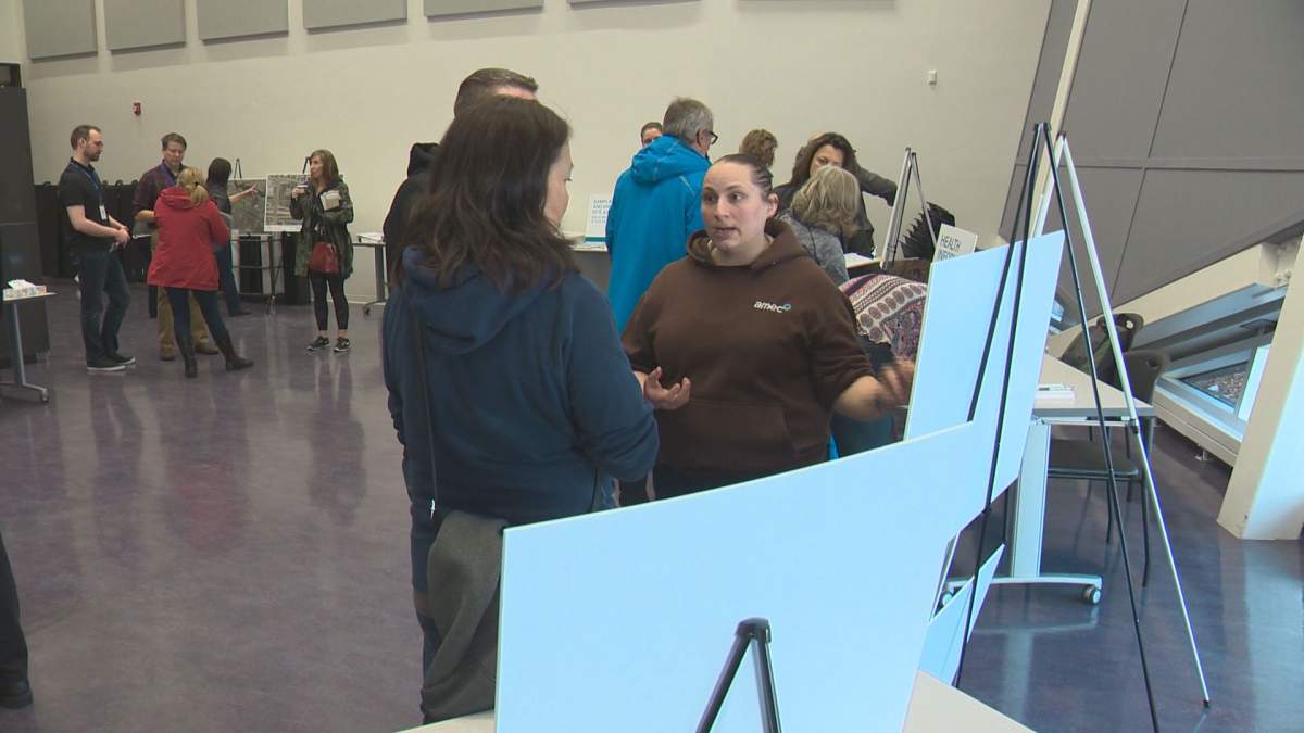 A public information session was held Saturday regarding the former Domtar site in northeast Edmonton.