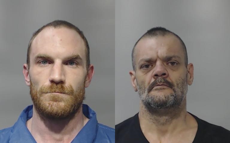 St. Thomas police say Joel Dunn (left) has been arrested and charged, but Shawn Hurl (right) remains at large.