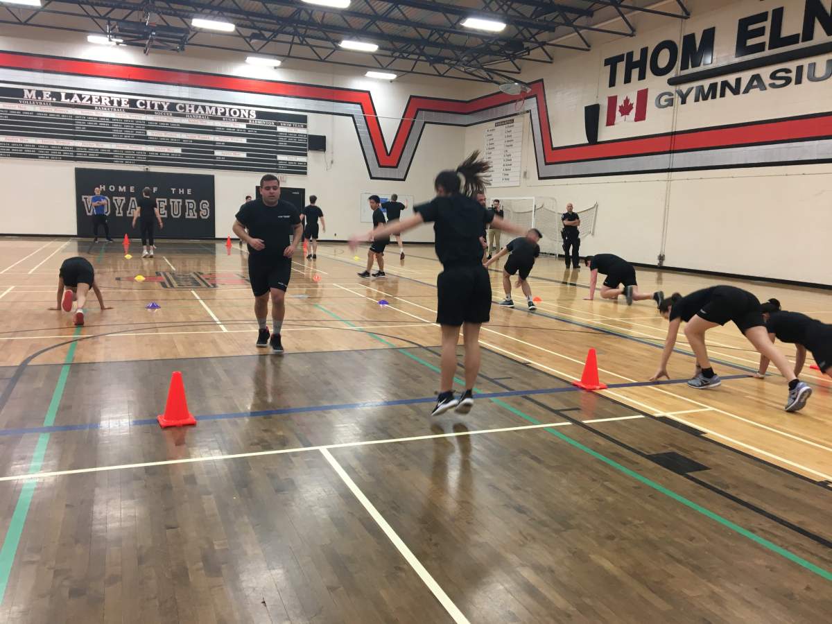 A group of high school students spent their spring break at youth recruits for the Edmonton Police Service.