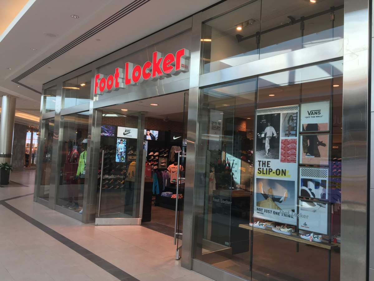 The Polo Park Foot Locker store.