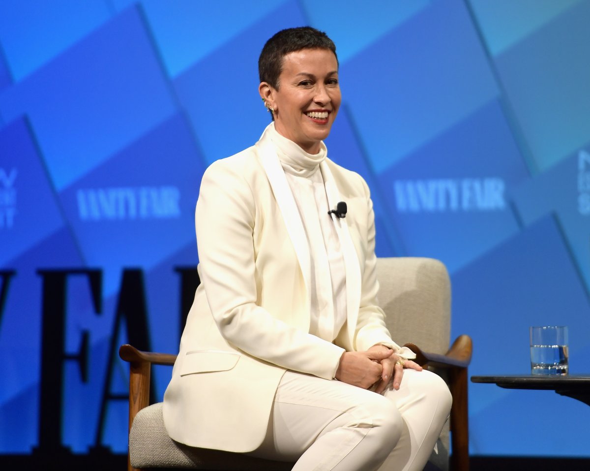 Creator of 'Jagged Little Pill: The Musical,' Alanis Morissette speaks onstage at Day 1 of the Vanity Fair New Establishment Summit 2018 at The Wallis Annenberg Center for the Performing Arts on October 9, 2018 in Beverly Hills, California.  