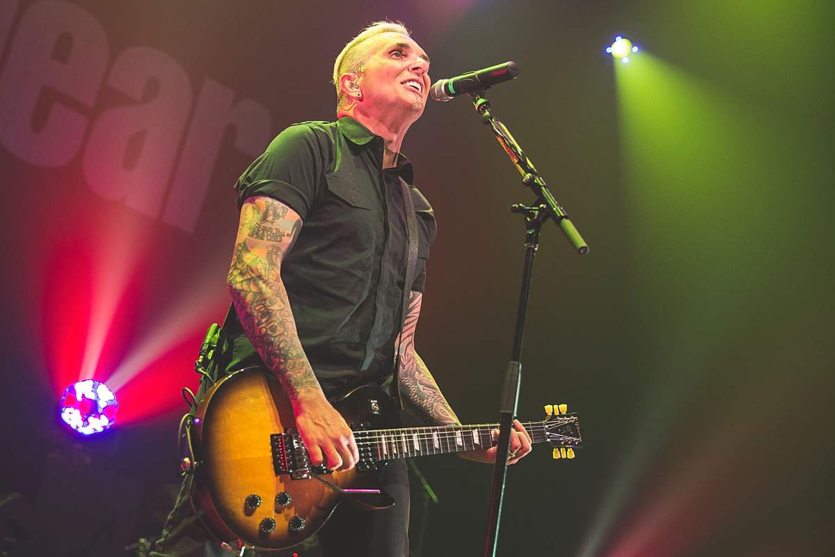 Art Alexakis of Everclear performs in concert as part of Summerland Tour 2014 at ACL Live on July 9, 2014 in Austin, Tex.