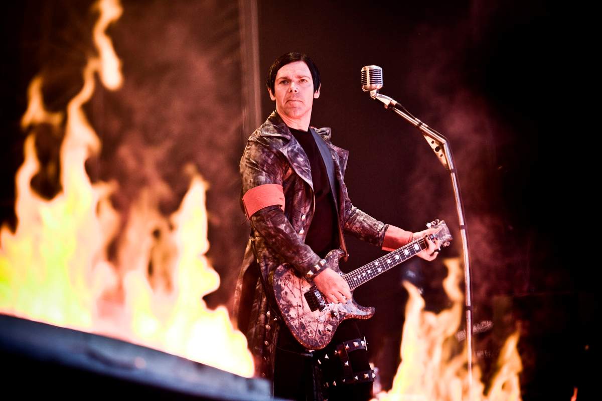 A file photo of the German industrial metal band Rammstein.