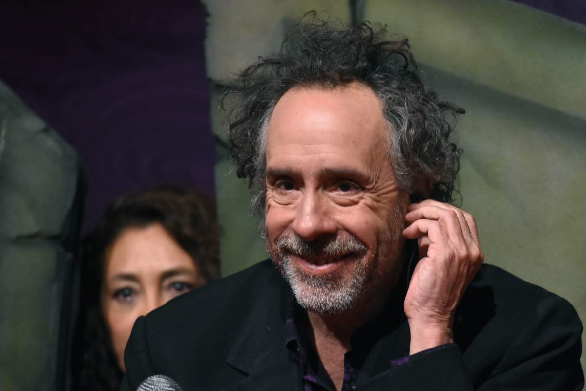 Director Tim Burton is seen during a press conference as part of his visit to promote ‘The World of Tim Burton’ exhibition at Memory and Tolerance Museum on Dec. 4, 2017, in México City, Mexico