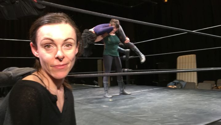 Calgary performer Jamie Tognazzini at a rehearsal for ‘Giant.