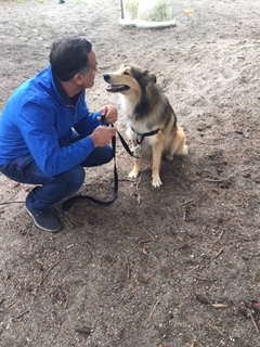 Frank Azizi with Echo.