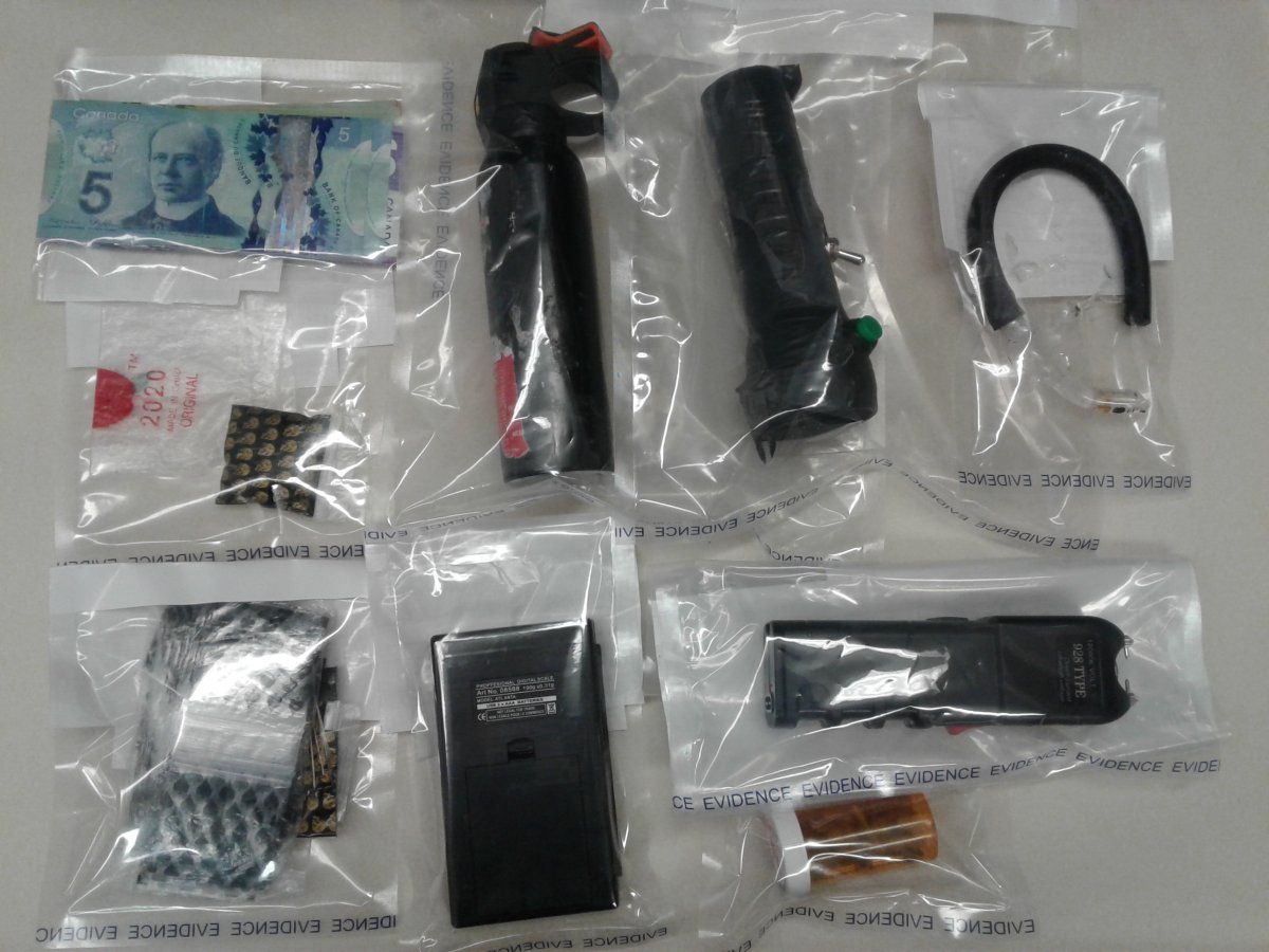 Items seized by Dauphin RCMP.