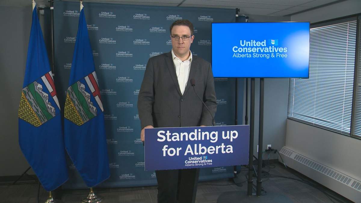 A 2019 file photo Alberta Environment Minister Jason Nixon.