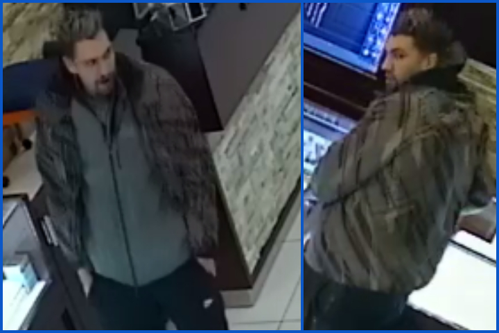Police are looking for a man in connection with a February 2019 jewelry theft from a Calgary mall.