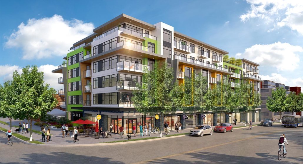 An artists rendering of 388 Kaslo.