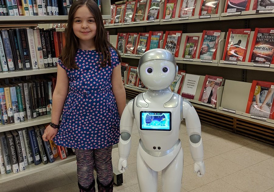 The Guelph Public Library's new robot was unveiled on Friday.
