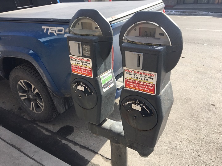 According to police, up to 300 parking meters in Kelowna’s downtown core were damaged between late Sunday and early Monday.