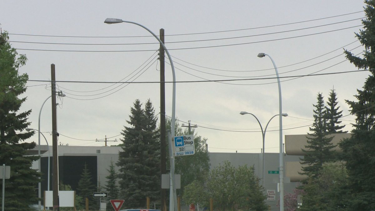 Edmonton street lights in 2014.