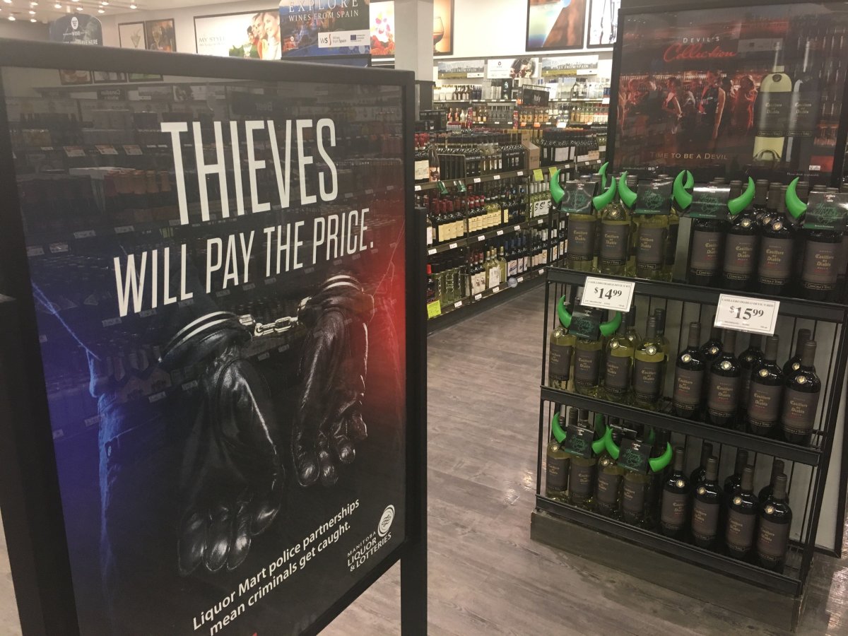 New anti-theft entrances/exits are being considered for Manitoba Liquor Marts.