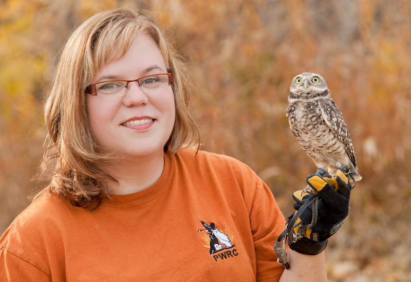 Lisa Tretiak of Prairie Wildlife Rehabilitation Centre.