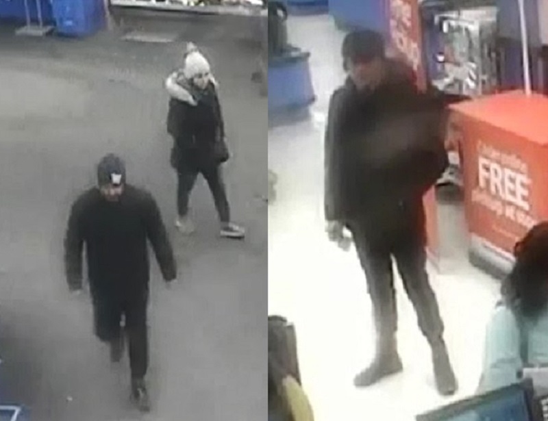 Wellington County OPP are looking for three suspects following a distraction theft in Fergus, Ont.