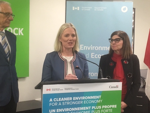 Minister of Environment and Climate Change Catharine McKenna says a family of four will get back at least $307 when filing their taxes, as a result of the federal government's climate action incentive rebate.