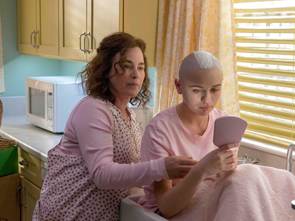 Patricia Arquette as Dee Dee Blanchard and Joey King as Gypsy Rose in television series 'The Act.' .