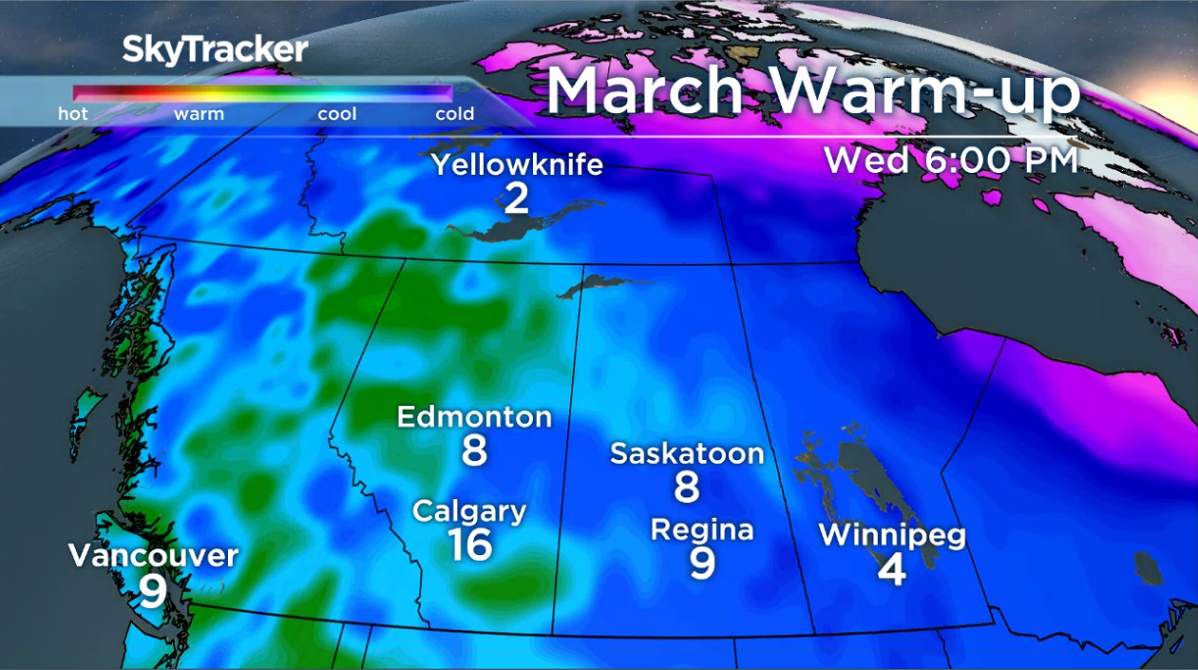 Big warm-up in the forecast may lead to big disappointment for parts of Alberta - image