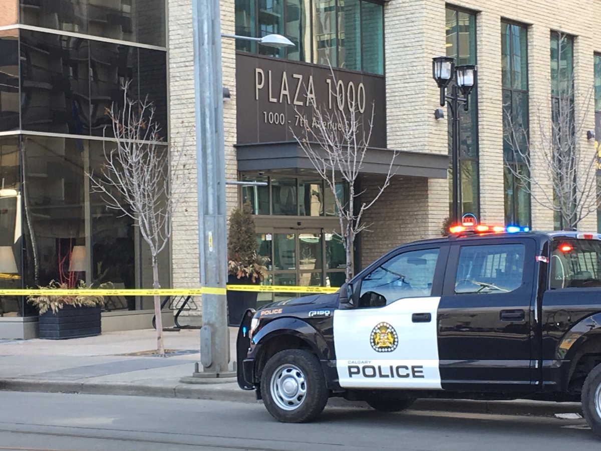 A suspicious package prompted the evacuation of Plaza 1000, the Canadian corporate headquarters for Nova Chemicals Corporation in Calgary, Alta. on Friday, March 29, 2019.  .