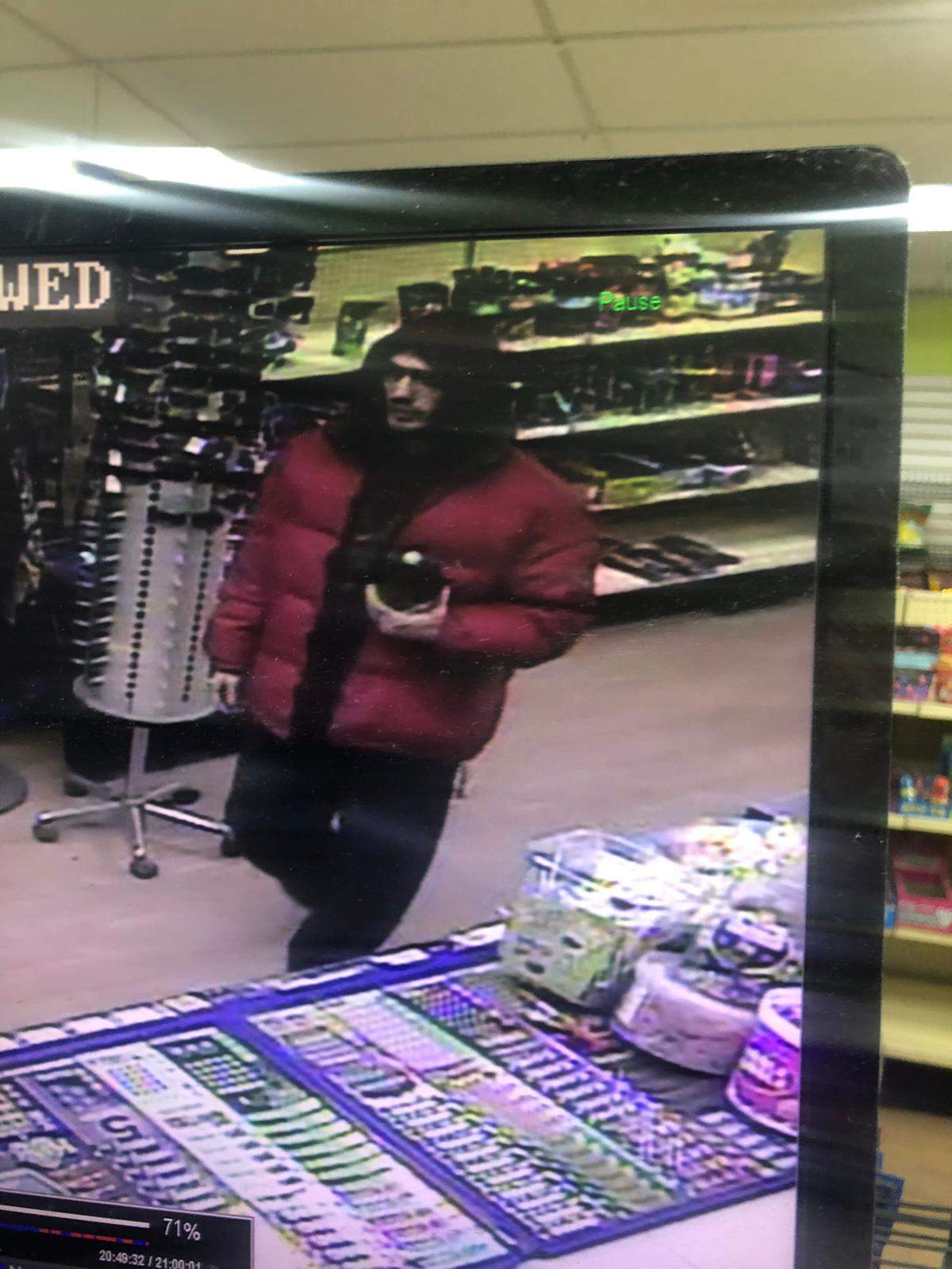 Police seek man who allegedly stole $1K in lottery tickets and cigarettes from 6 Orillia stores - image
