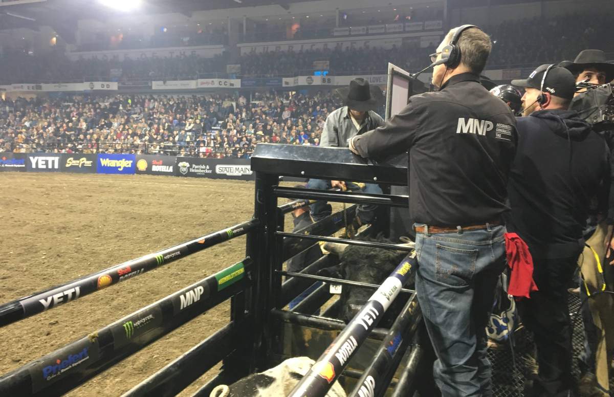 A stock image of the  Professional Bull Riders Monster Energy Tour in Lethbridge. The event is scheduled to go on in Regina Saturday amid coronavirus concerns. 